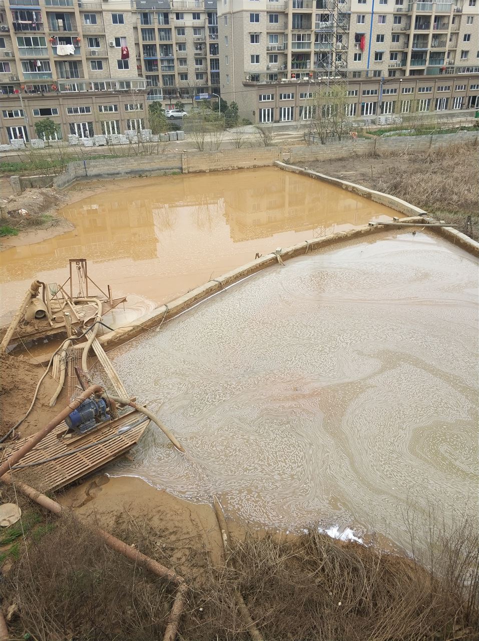 江川沉淀池淤泥清理-厂区废水池淤泥清淤